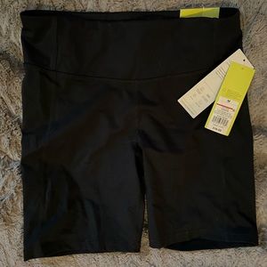 Black Biker Shorts NWT
